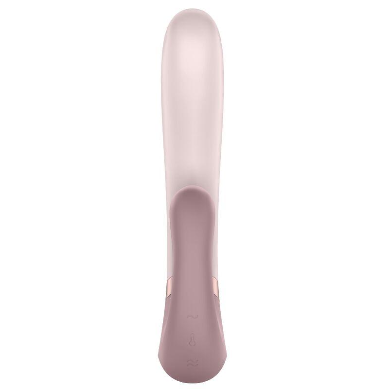 satisfyer app vibratore heat wave rosa