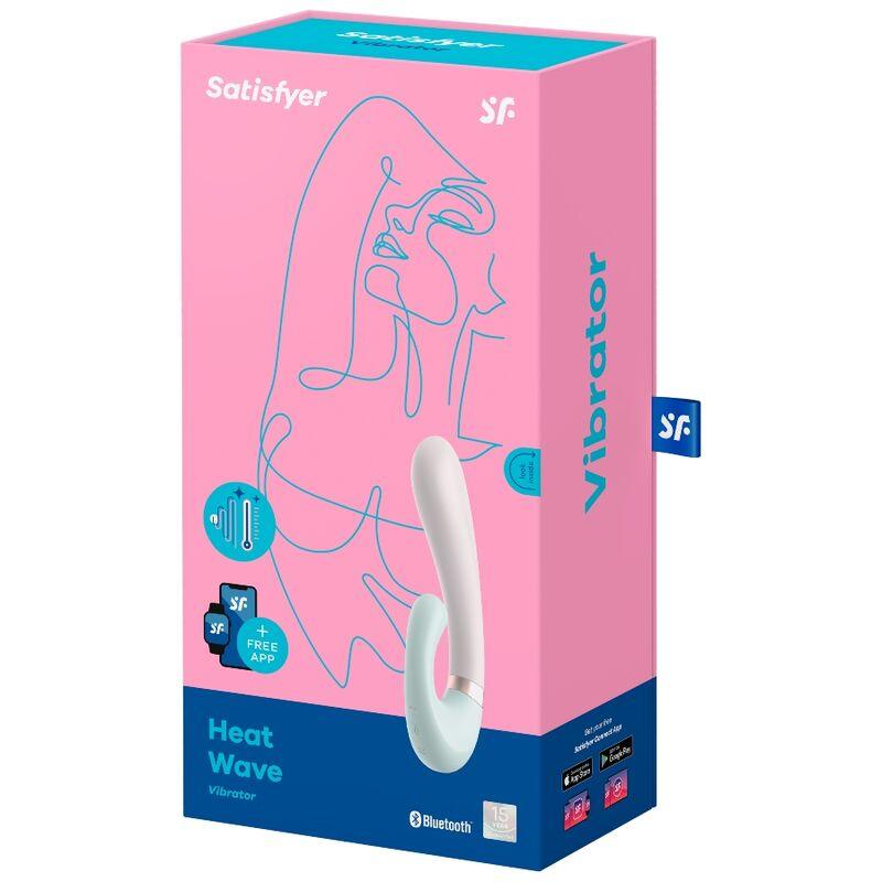 satisfyer app vibratore heat wave rosa