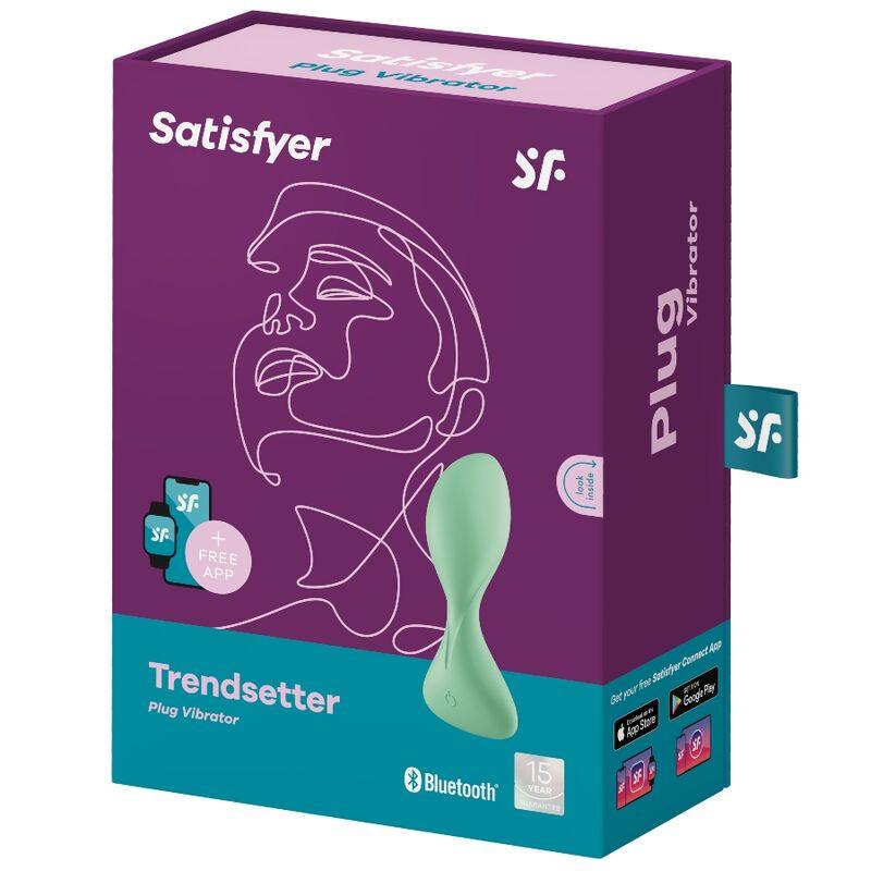 satisfyer app trendsetter spina vibrante nera