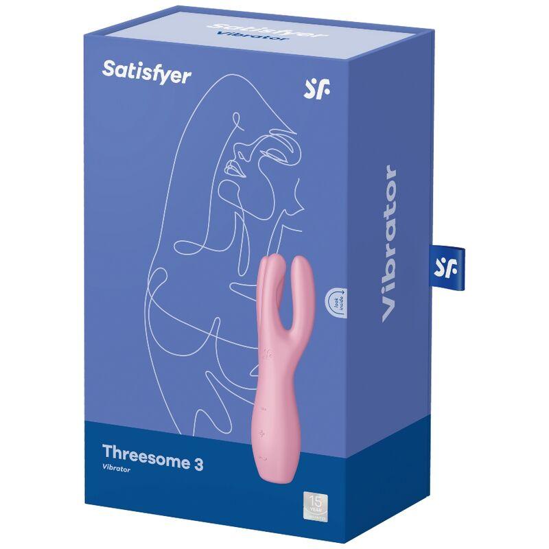 satisfyer vibratore threesome 3 rosa