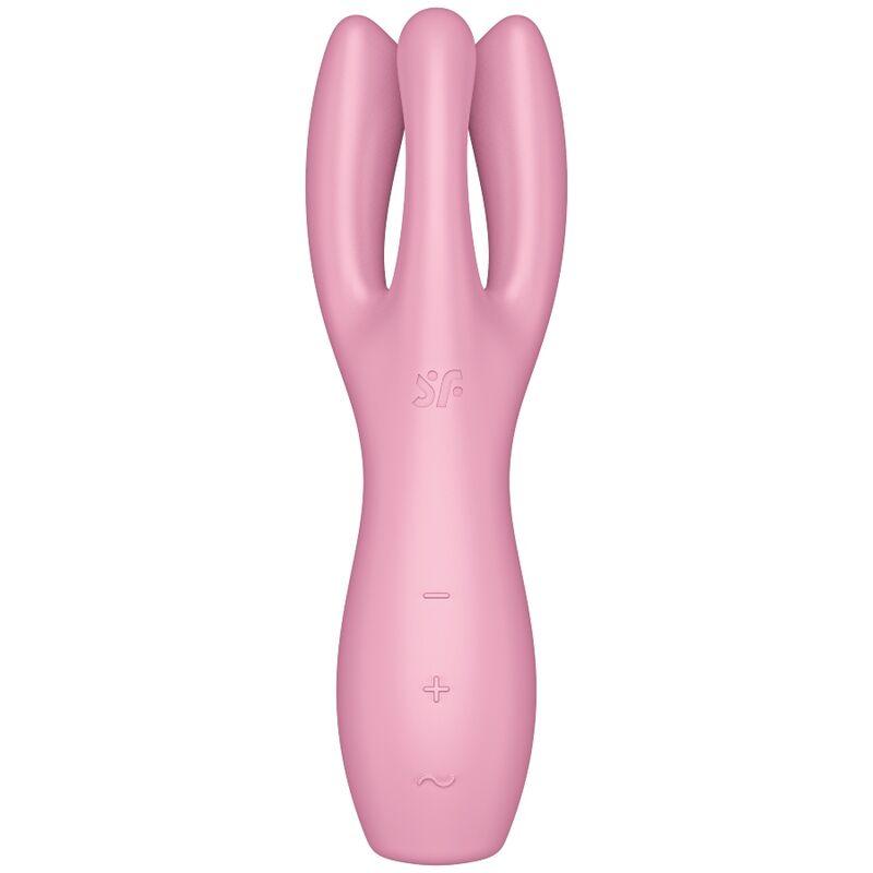 satisfyer vibratore threesome 3 rosa