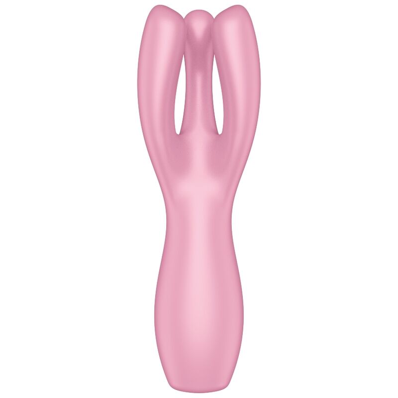 SATISFYER - VIBRATORE THREESOME 3 ROSA