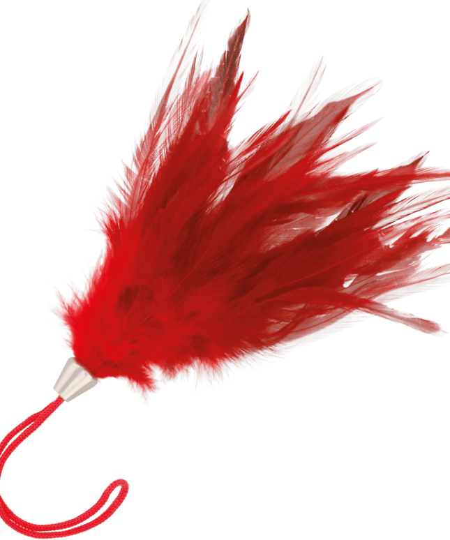 ohmama fetish piuma stimolante rossa 13 cm