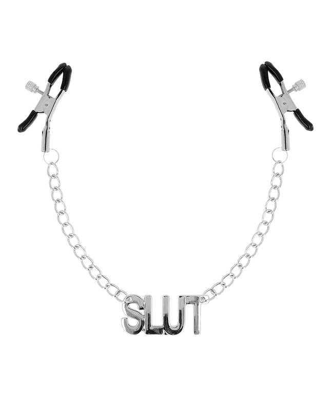 morsetti per capezzoli ohmama fetish con catene slut