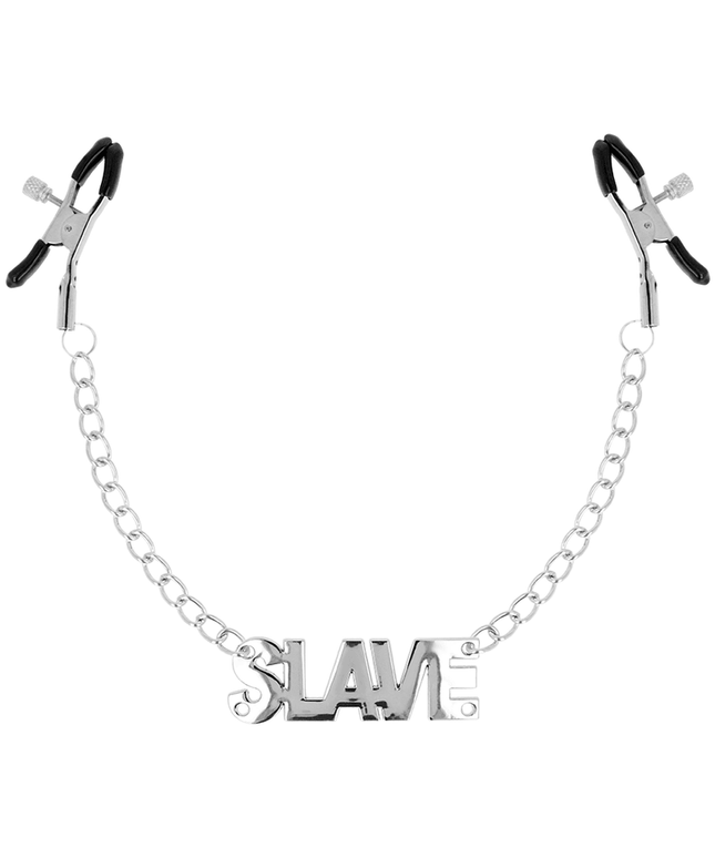 morsetti per capezzoli ohmama fetish con catene slave