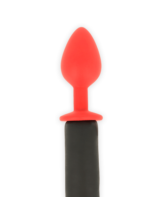 ohmama fetish devils tail tappo in silicone 8 cm