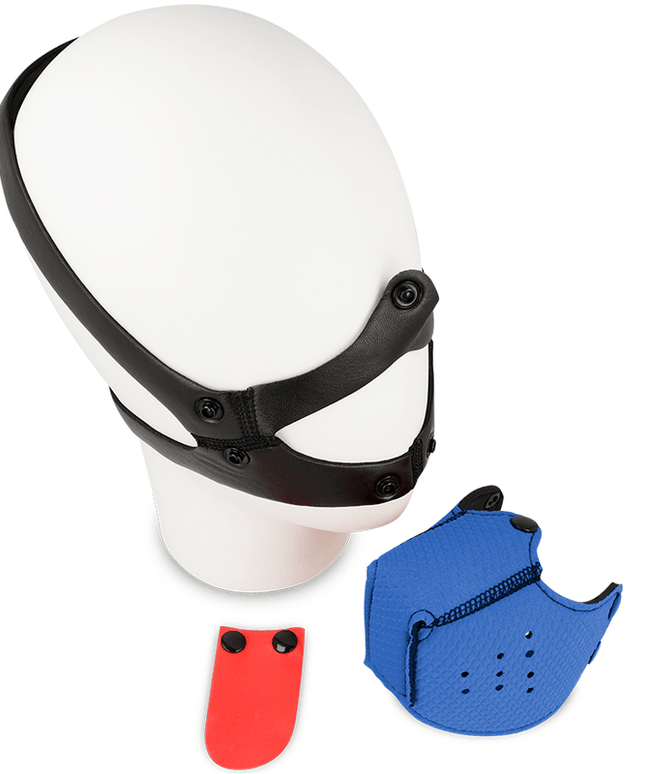 muso di cane ohmama fetish blu