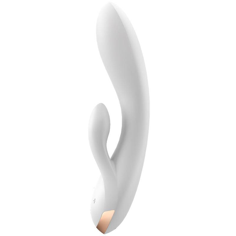 satisfyer app vibratore doppio flex bianco