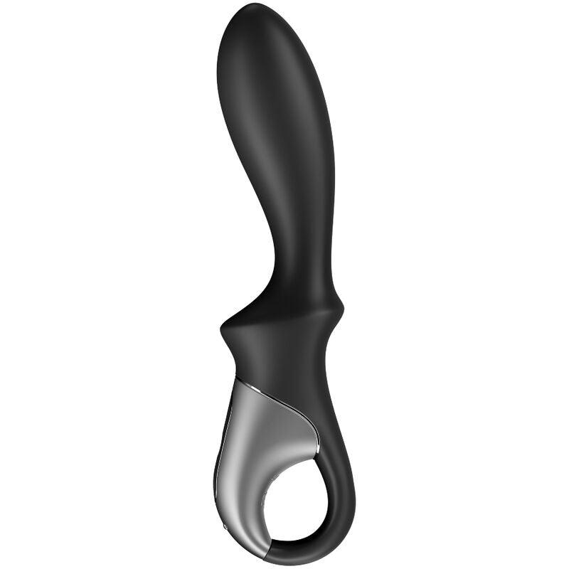 satisfyer app vibratore anale heat climax nero