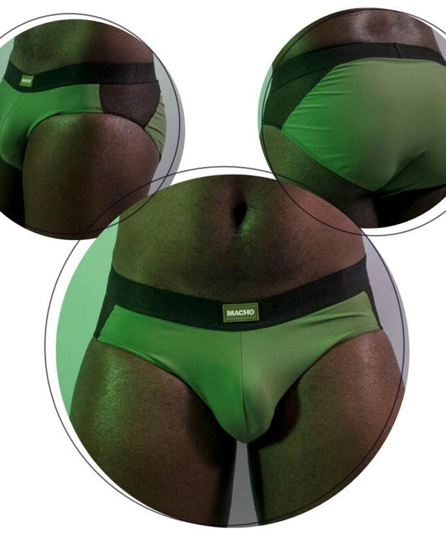 macho ms23v slip verde colori l xl