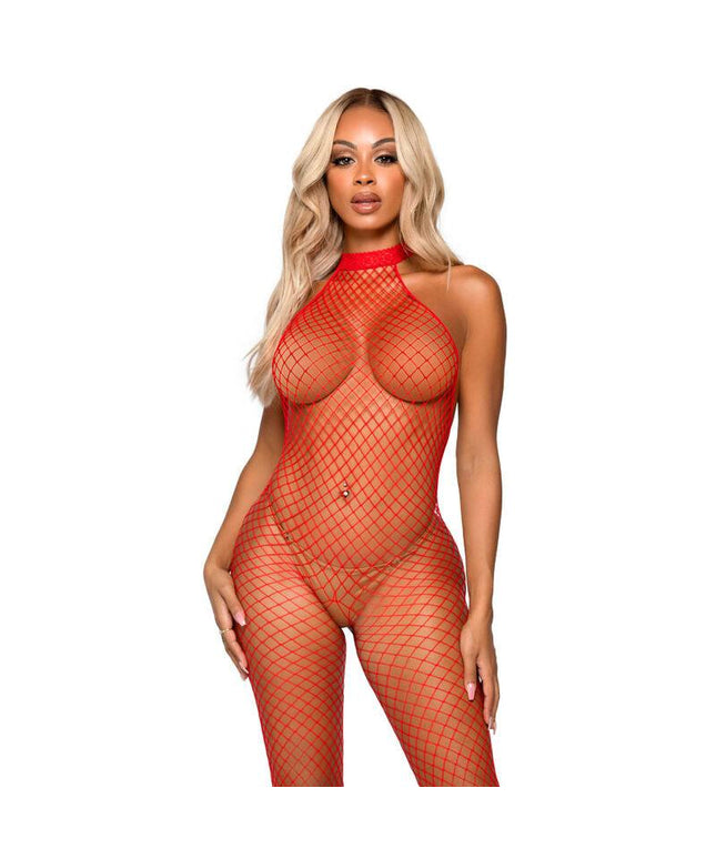 leg avenue bodystocking le frivole collo racer taglia unica nero
