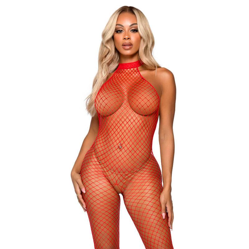 leg avenue bodystocking le frivole collo racer taglia unica nero