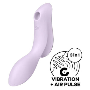 satisfyer vibratore curvy trinity 2 air pulse nero