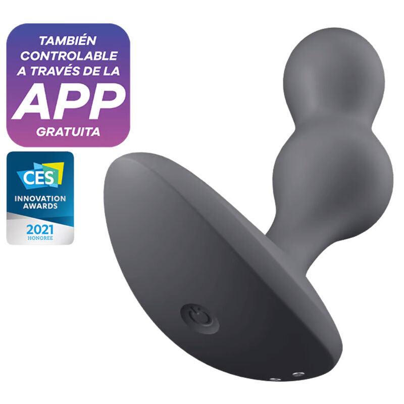 satisfyer app plug vibrante deep diver grigio