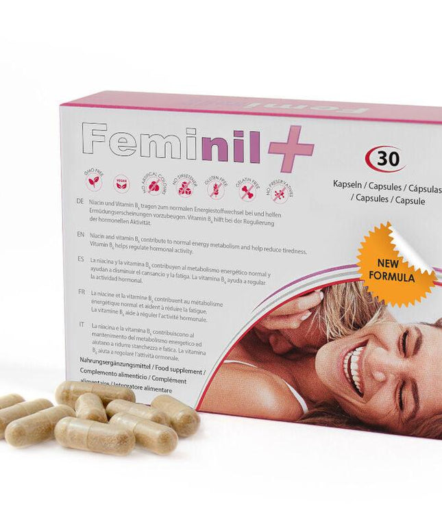 500 COSMETICS - FEMINIL+ MIGLIORAMENTO DELLA LIBIDO SESSUALE FEMMINILE - 30 CAPSULE - Only Vibes