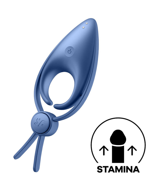 SATISFYER - VIBRATORE AD ANELLO SNIPER BLU