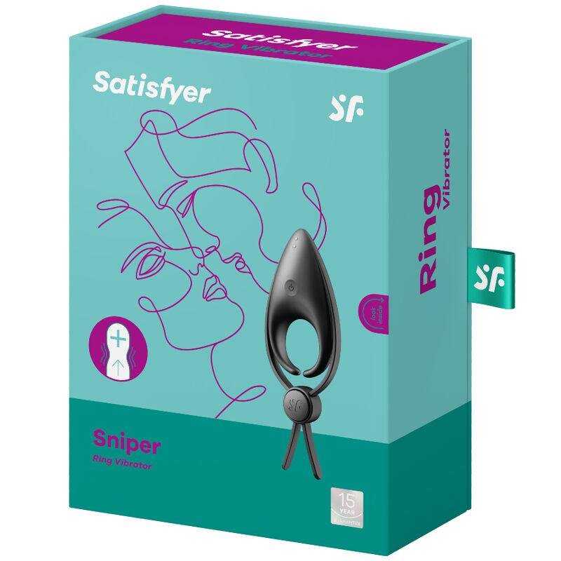 satisfyer vibratore ad anello sniper blu