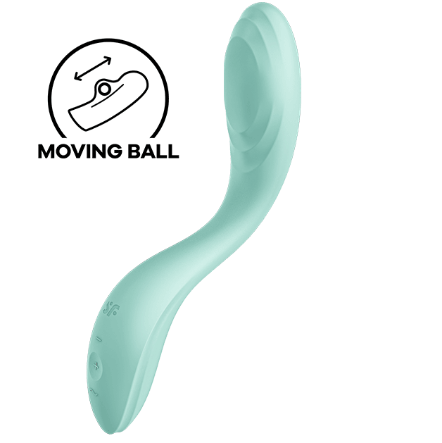 satisfyer vibratore rrrolling pleasure gspot verde