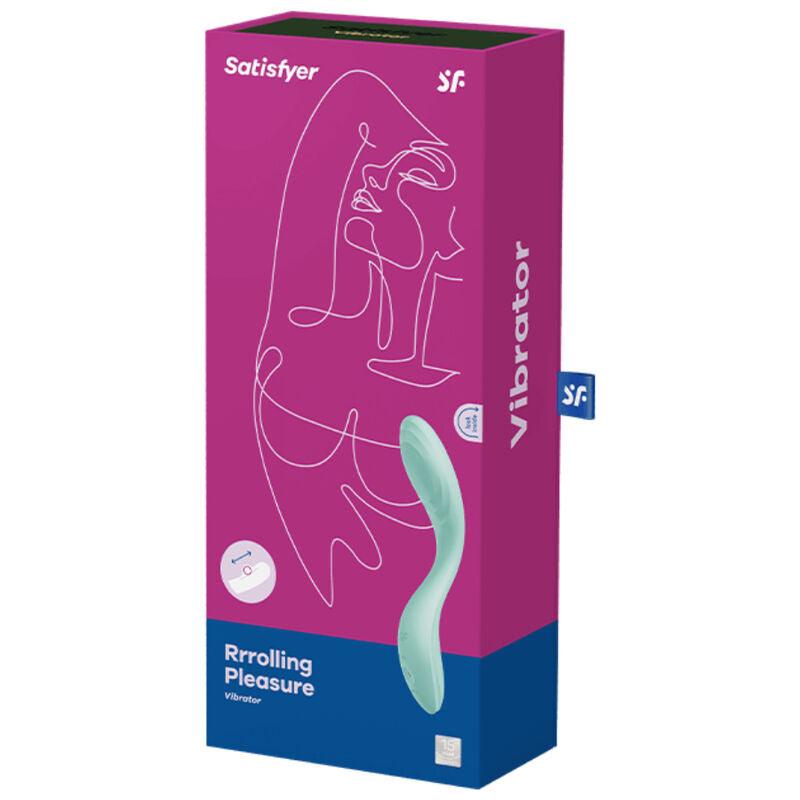 satisfyer vibratore rrrolling pleasure gspot verde