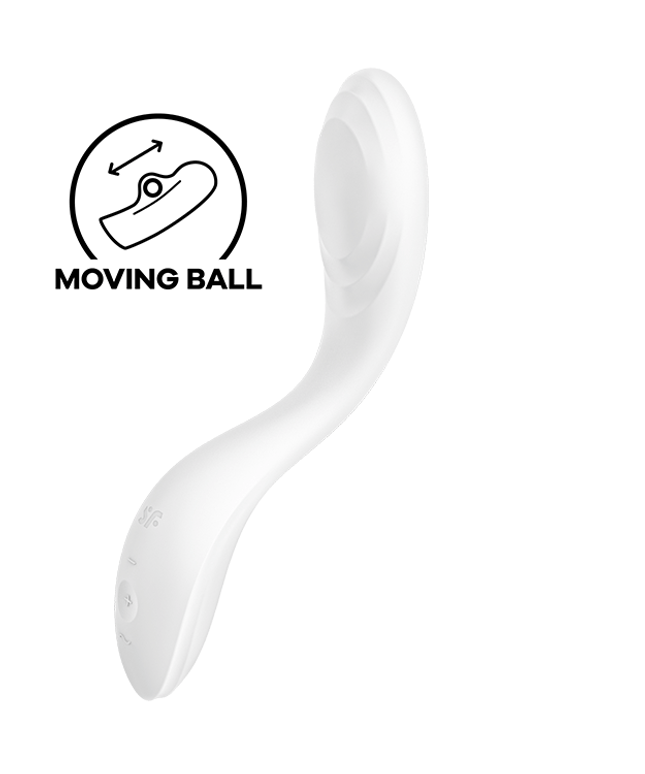 SATISFYER - VIBRATORE RRROLLING PLEASURE GSPOT VERDE