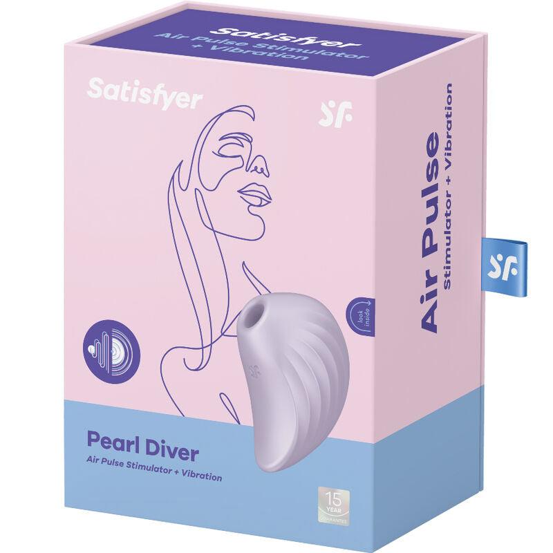 satisfyer pearl diver stimulator und vibrator grun