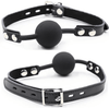 ohmama fetish ball gag in silicone con cintura in pelle