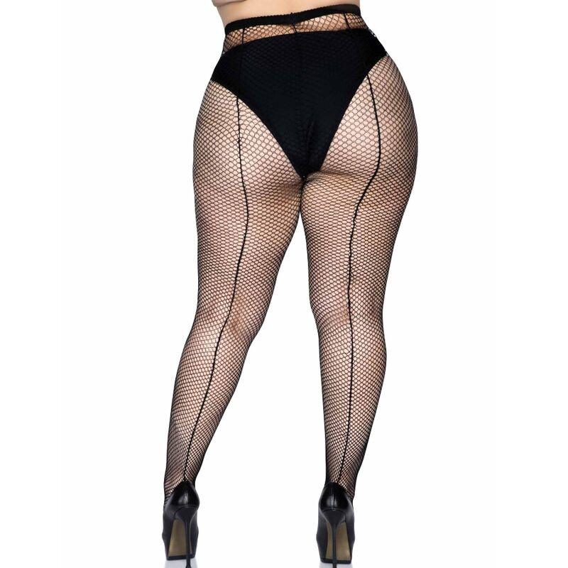 leg avenue collant con gamma posteriore nero taglia plus