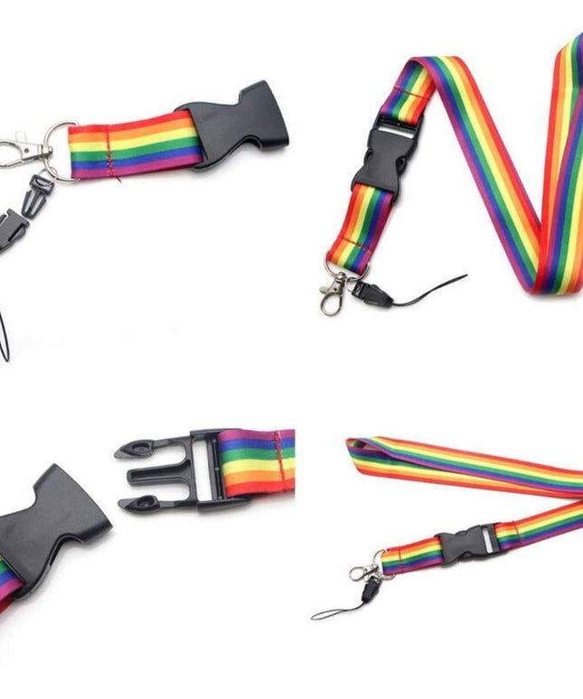 PRIDE - LANYARD CON BANDIERA LGBT