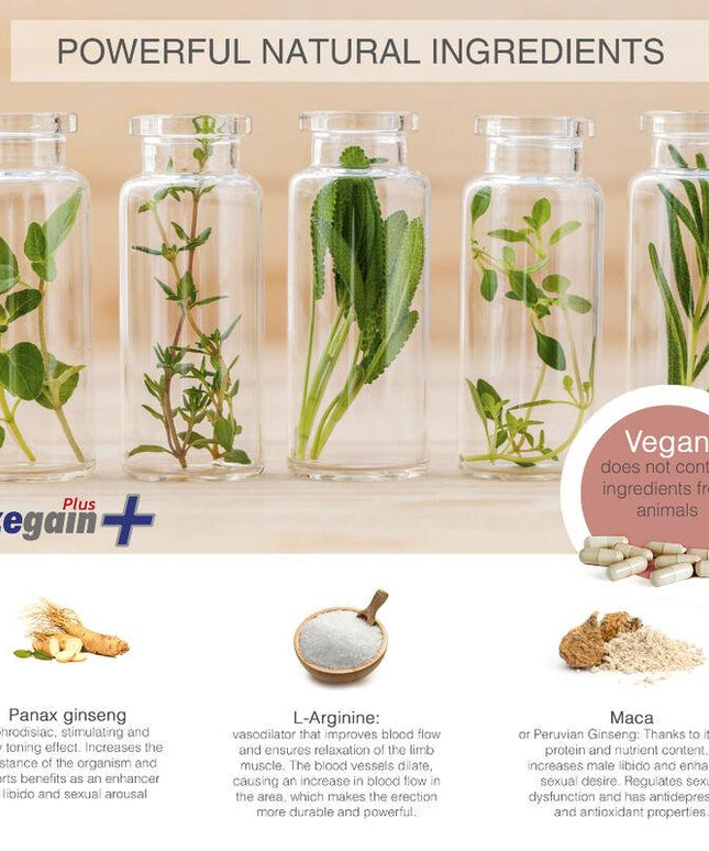 500 COSMETICS - PILLOLE DISIZEGAIN PLUS PER INGRANDIRE IL PENE - Only Vibes