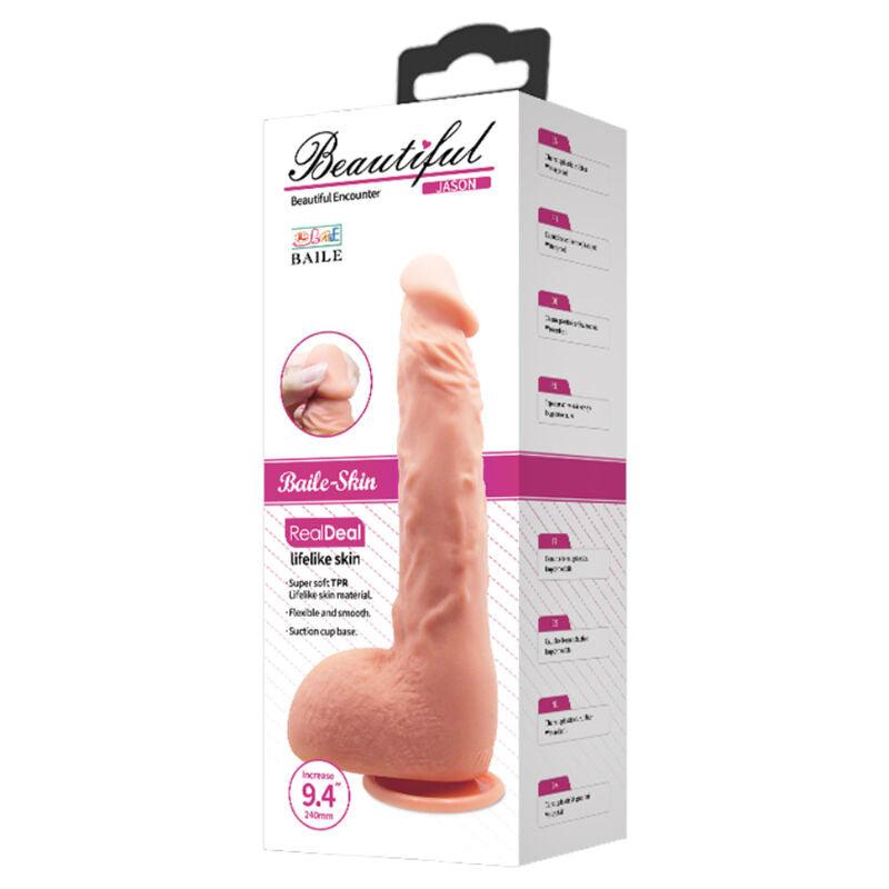 baile dildo realistico jason naturale 24 cm