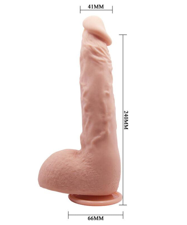 baile dildo realistico jason naturale 24 cm