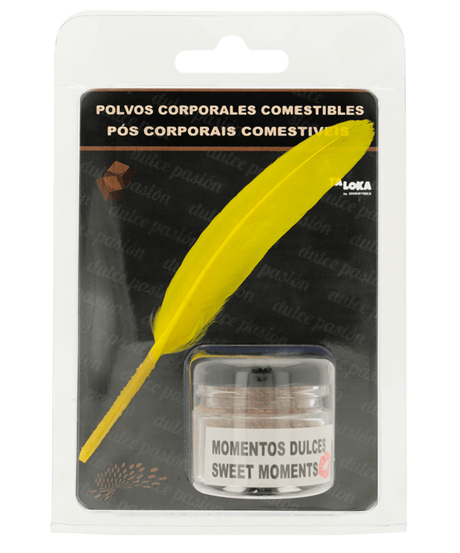 diablo goloso polvere corpo commestibile al cioccolato