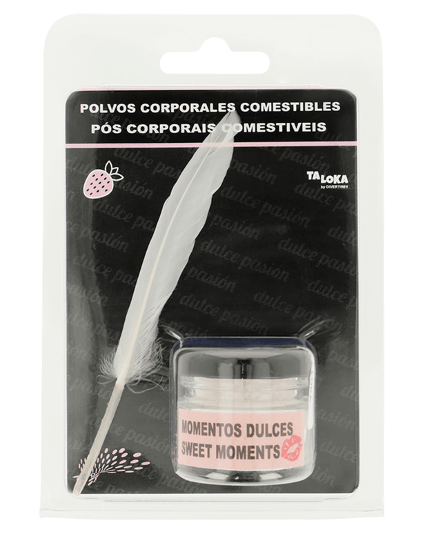 diablo goloso polvere corpo commestibile alla fragola