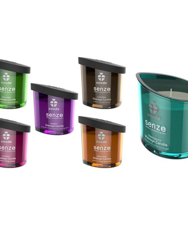 swede candela da massaggio senze seduction chiodi di garofano arancia lavanda