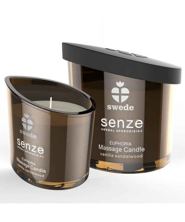 swede candela da massaggio senze euphoria vaniglia legno di sandalo