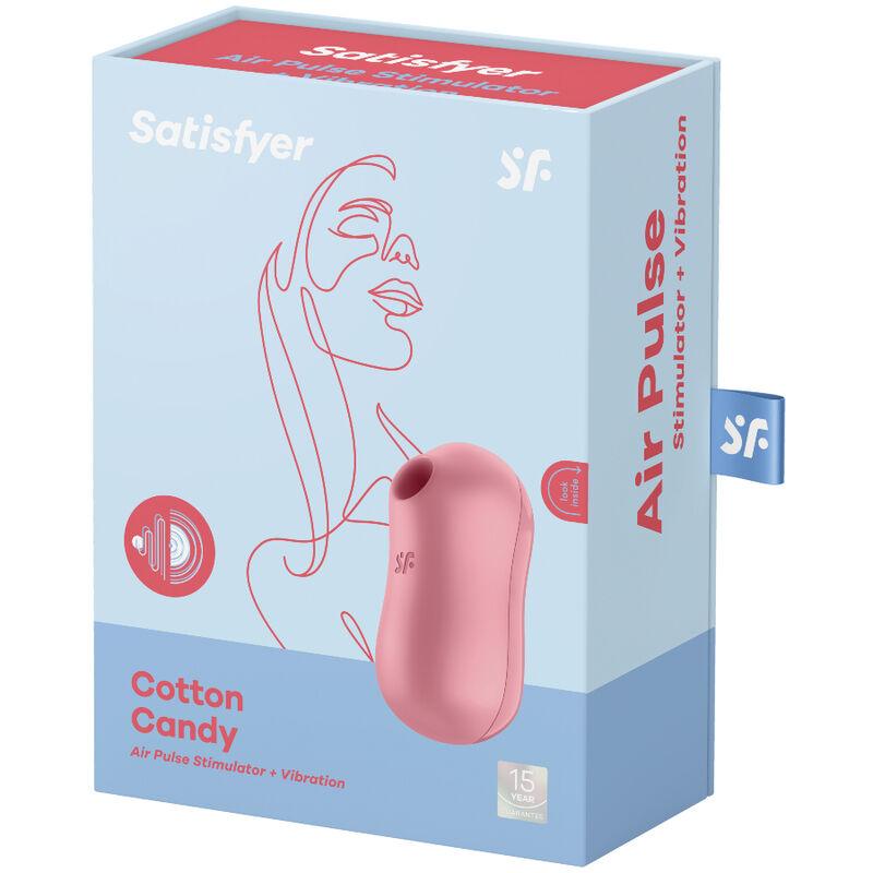 satisfyer stimolatore e vibratore daria per zucchero cotone lilla