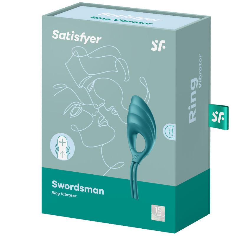 satisfyer vibratore ad anello swordsman verde