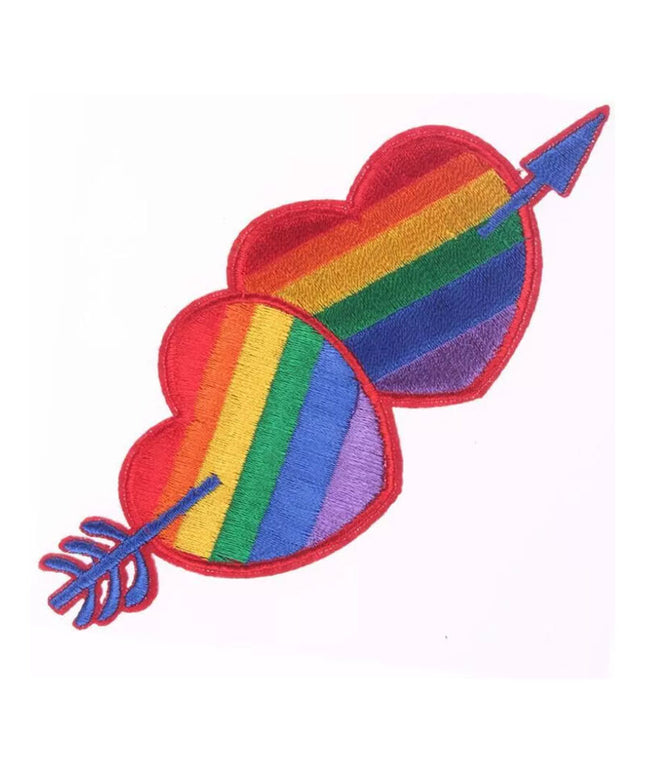 PRIDE - PATCH CON CUORE BANDIERA LGBT