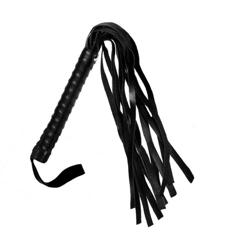 secretplay black bondage whip collezione bdsm