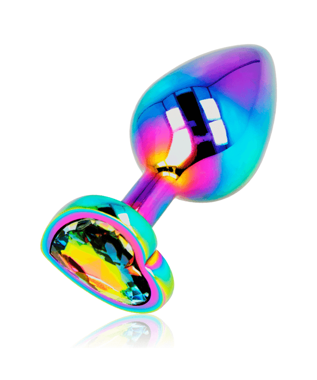 ohmama plug anale cuore iridescente taglia m