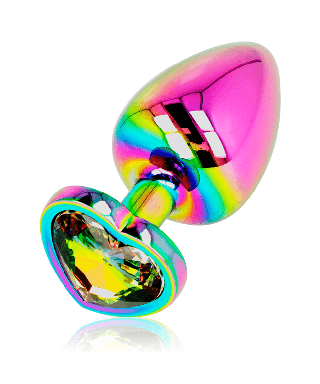 ohmama plug anale cuore iridescente taglia l