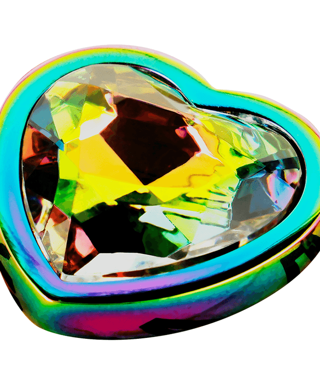ohmama plug anale cuore iridescente taglia l