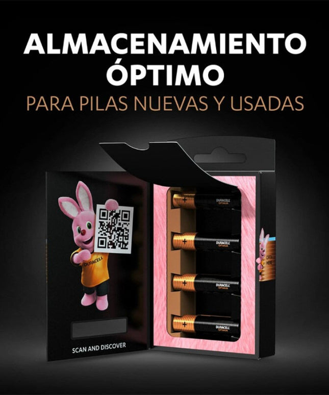 DURACELL - BATTERIA ALCALINA OPTIMUM 200 AAA LR03 4 UNIT