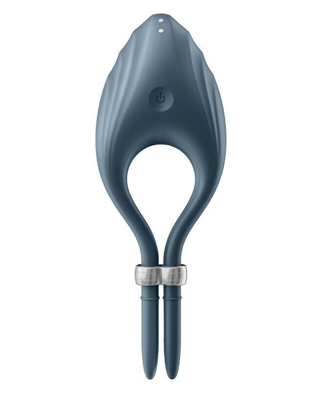 satisfyer anello vibratore duelist blu