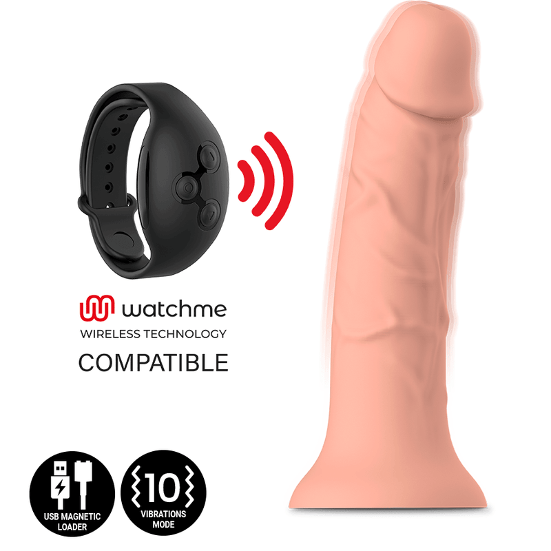 mythology asher original dildo s vibratore compatibile con tecnologia wireless watchme