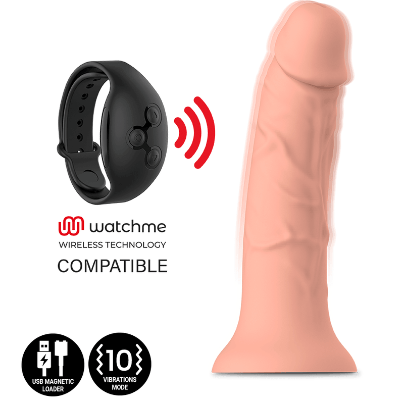 mythology asher original dildo m vibratore compatibile con tecnologia watchme wireless