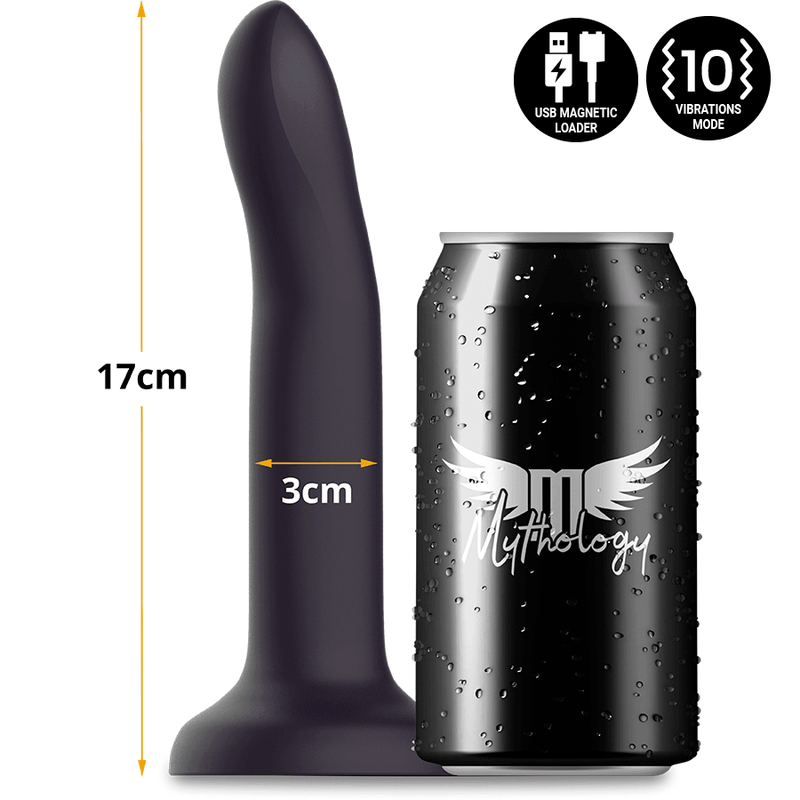 mythology duman mystic dildo m vibratore compatibile con tecnologia wireless watchme