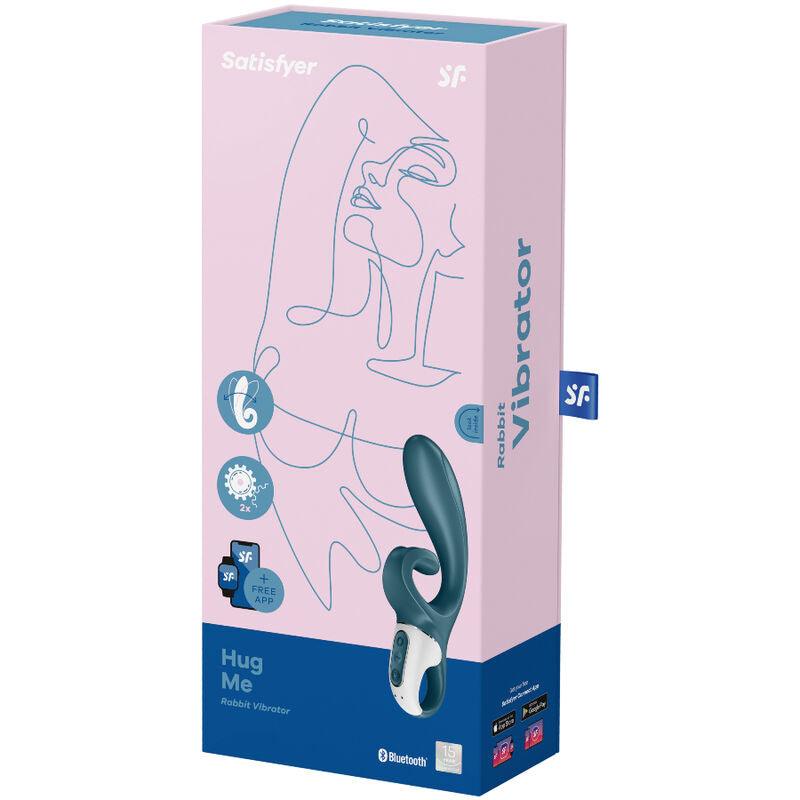 satisfyer app vibratore hug me rabbit rosa