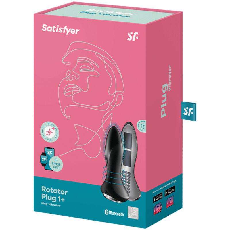 satisfyer rotator plug 1 plug vibrante app rosso