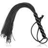 flogger ohmama fetish con manico in silicone nervato 22 cm